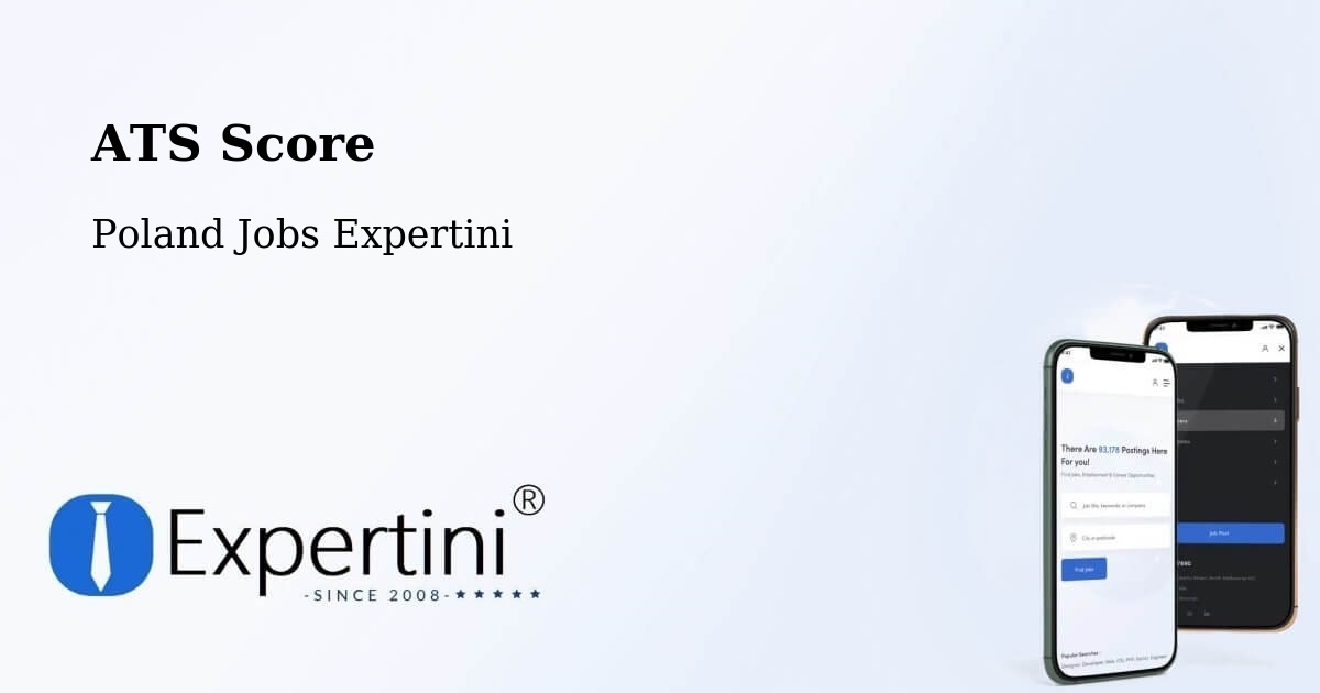Resume ATS Score & Job Description Match Tool – Grębów - Poland Jobs Expertini