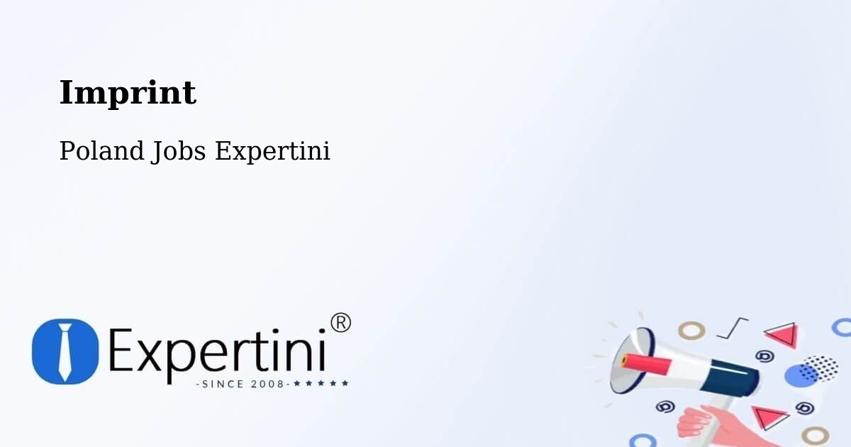 Imprint – Grębów - Poland Jobs Expertini
