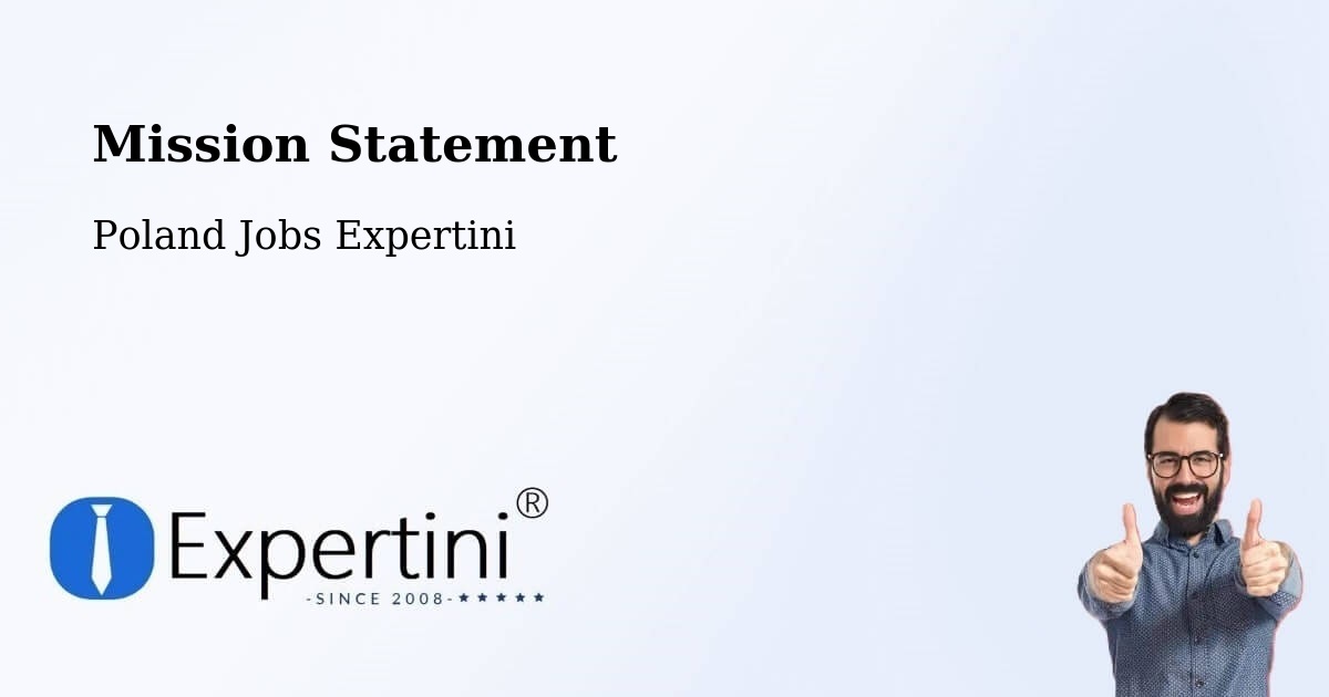 Corporate Mission – Grębów - Poland Jobs Expertini
